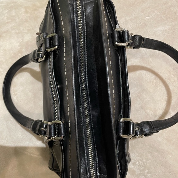 Coach black leather small hand bag - Picture 10 of 16